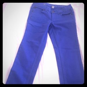Royal Blue Jeans! S -8 pencil cut jeans